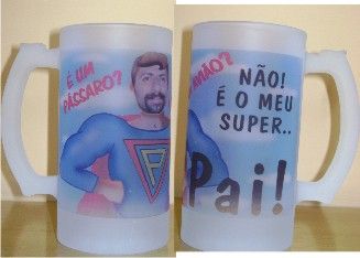 CANECA DE CHOOP VIDRO JATEADO