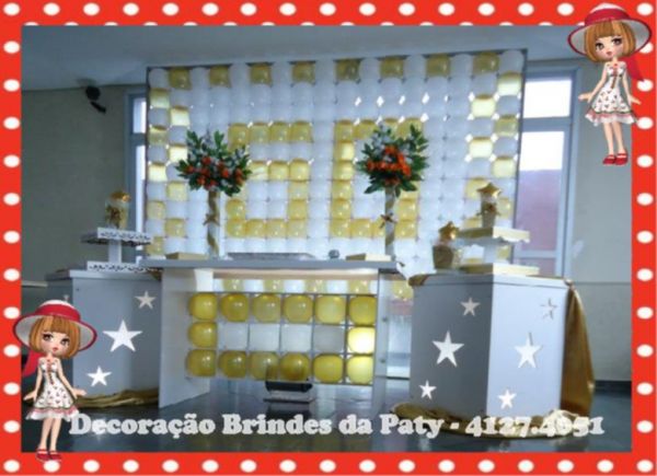 decoração clean aniversario