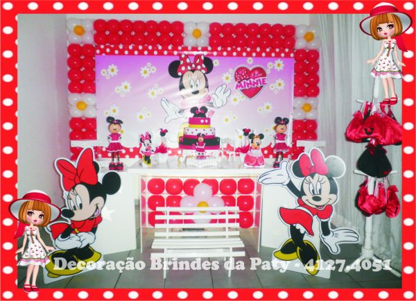 decoração minnie - locação