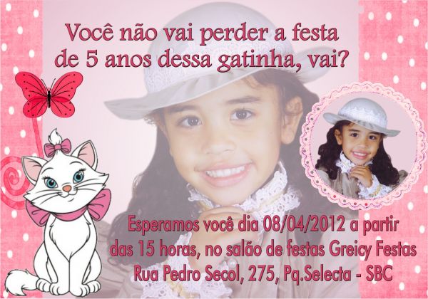 convite personalizado (qualquer tema) 9x13